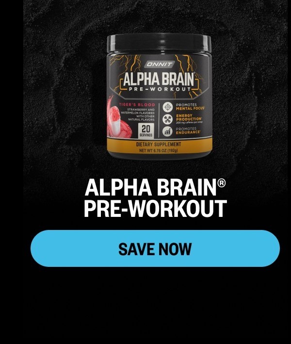 Shop Alpha BRAIN® Pre-Workout