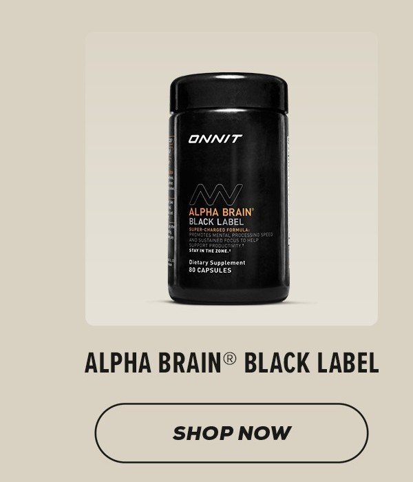 Shop Alpha BRAIN® Black Label