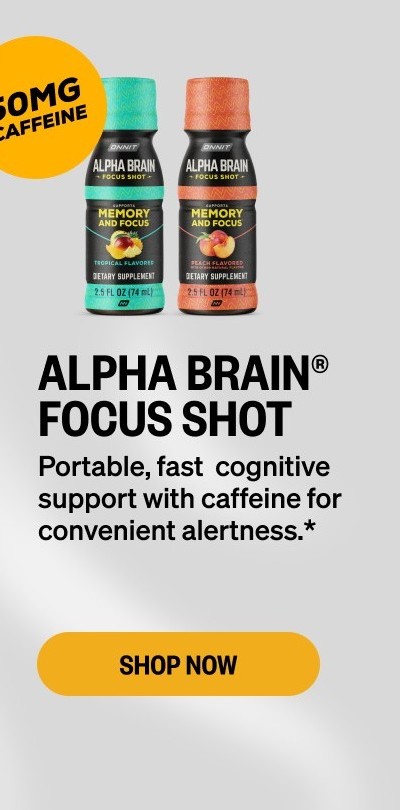 Alpha BRAIN® Focus Shot