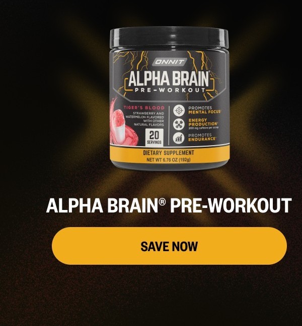 Shop Alpha BRAIN® Pre-Workout