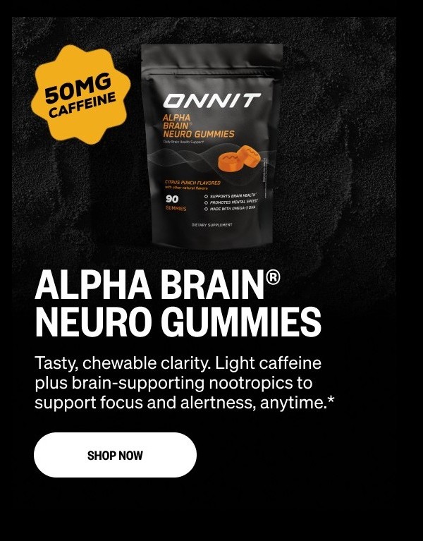 Shop Alpha BRAIN® Neuro Gummies