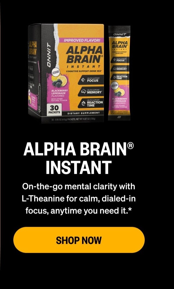 Alpha BRAIN® Instant Blackberry Lemonade