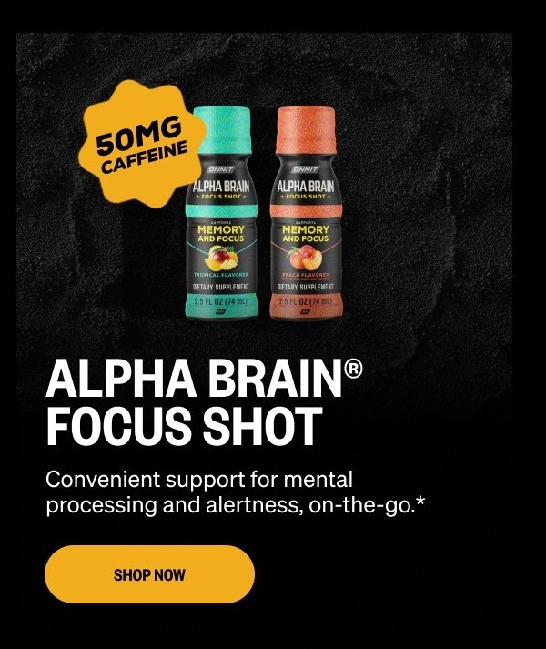 Shop Alpha BRAIN® Focus Shot