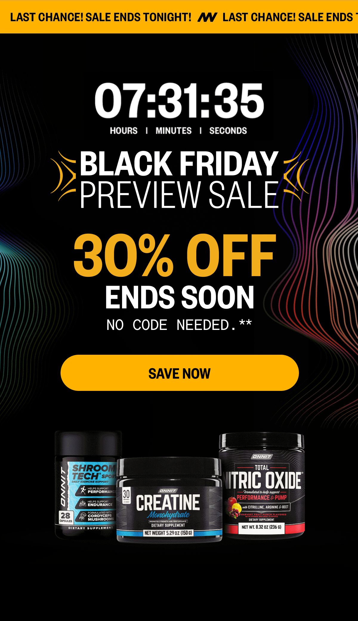 BLACK FRIDAY PREVIEW SALE END TONIGHT