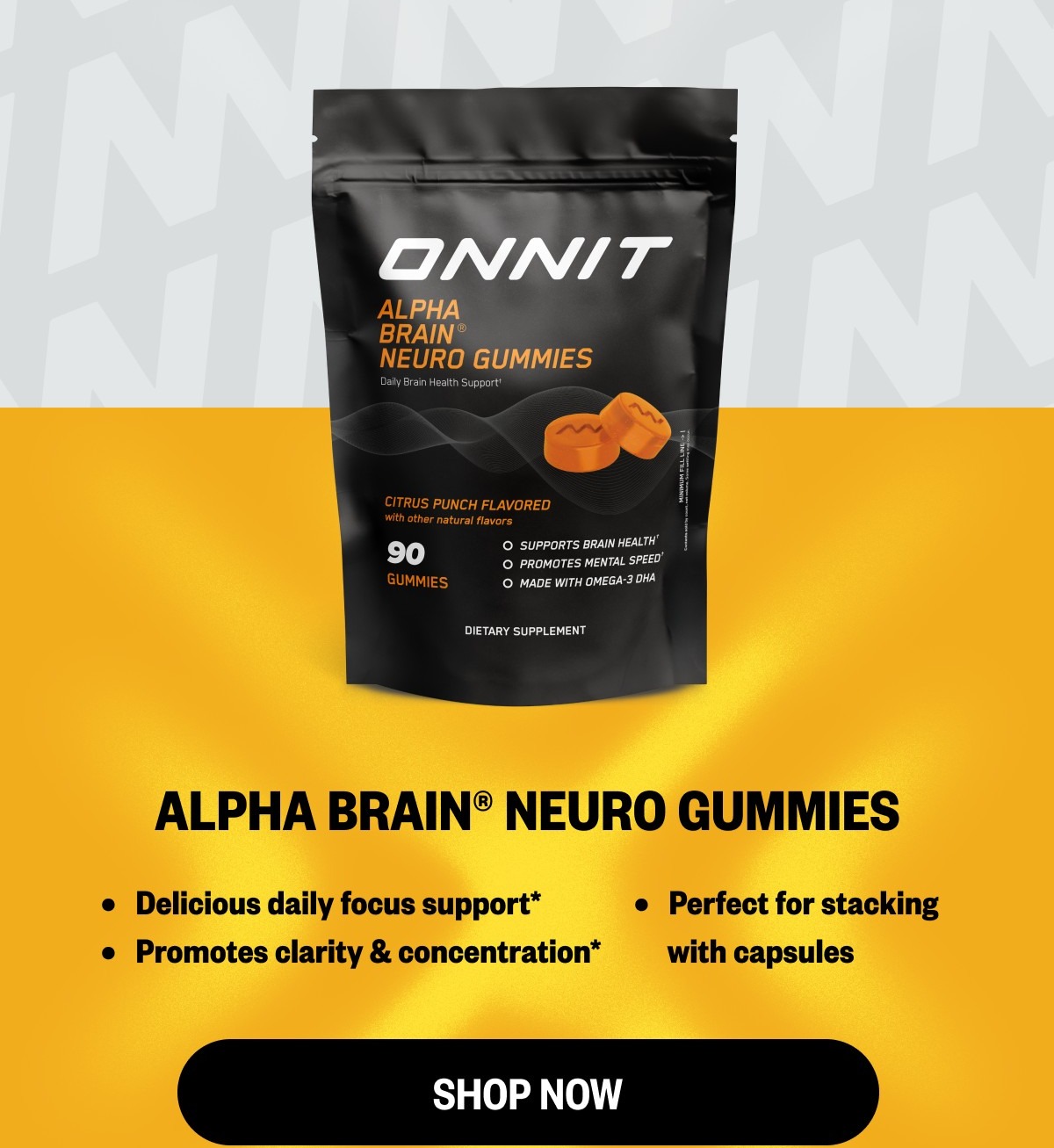 Shop Alpha BRAIN® Neuro Gummies