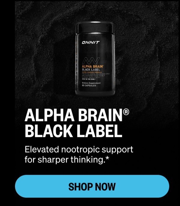 Shop Alpha BRAIN® Black Label