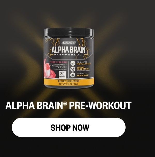 Shop Alpha BRAIN® Pre-Workout