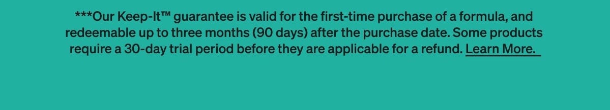 Our Keep-It guarantee