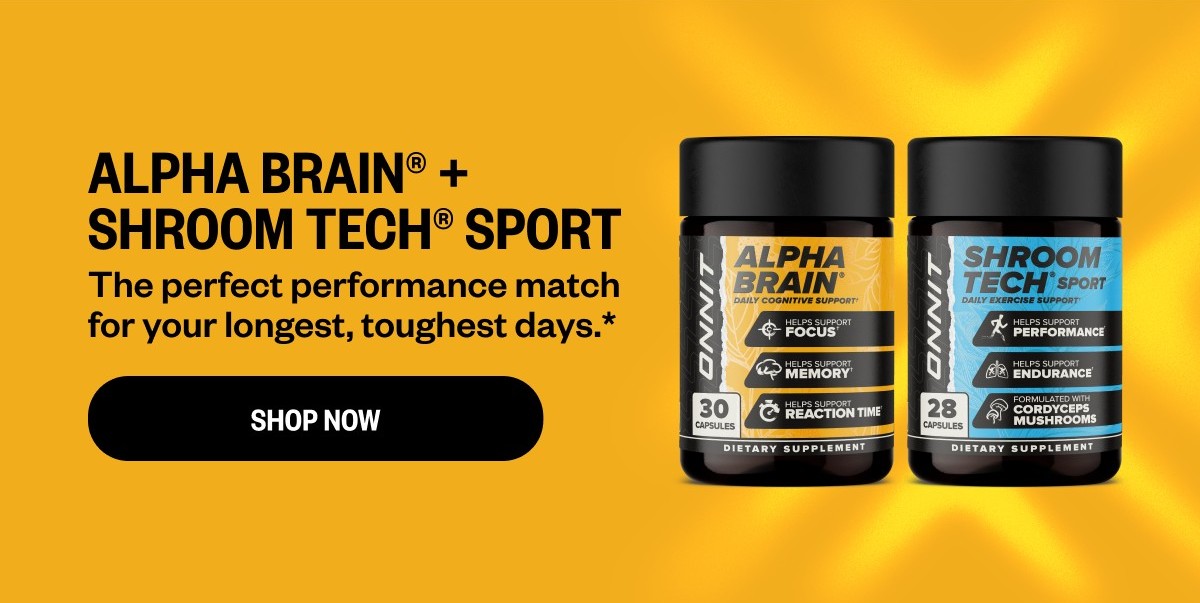 Alpha BRAIN® + Shroom TECH® Sport