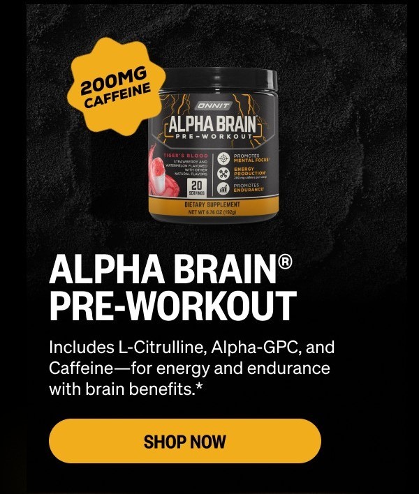 Alpha BRAIN® Pre-Workout