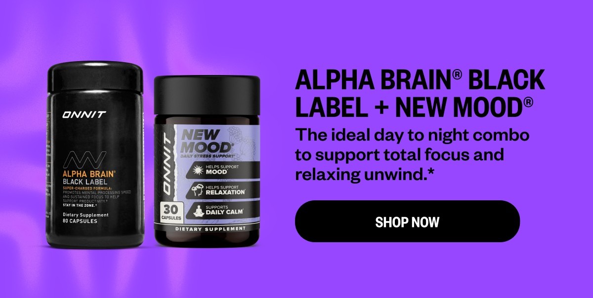 Alpha BRAIN® Black Label+ New Mood®