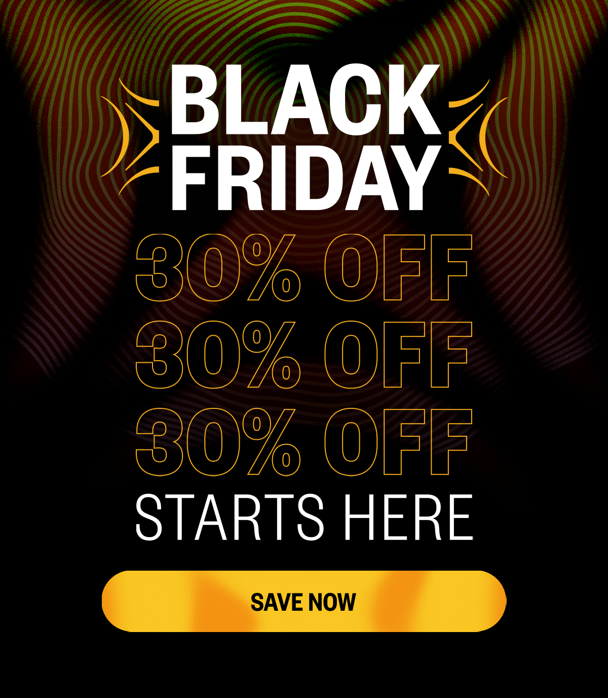 30% OFF BLACK FRIDAY