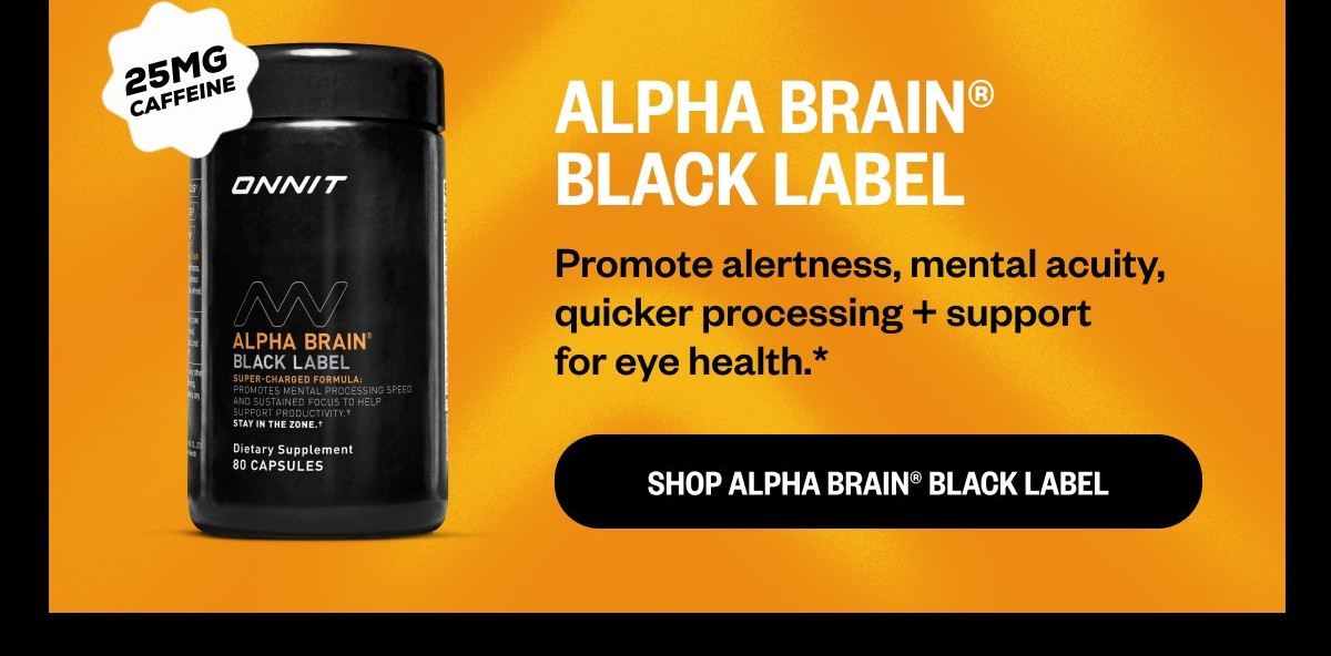 Shop Alpha BRAIN® Black Label