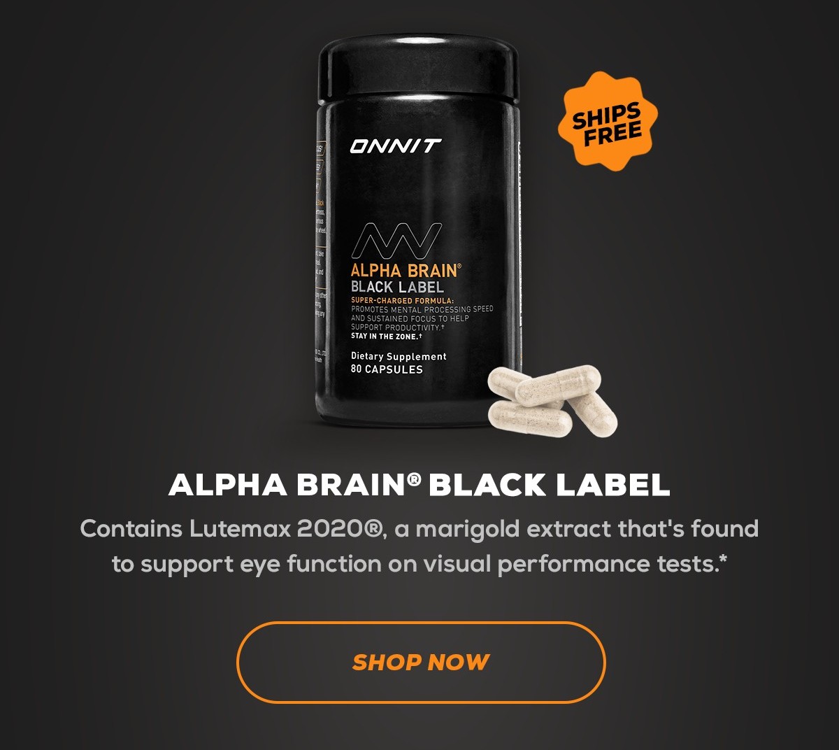 Shop Alpha BRAIN® Black Label