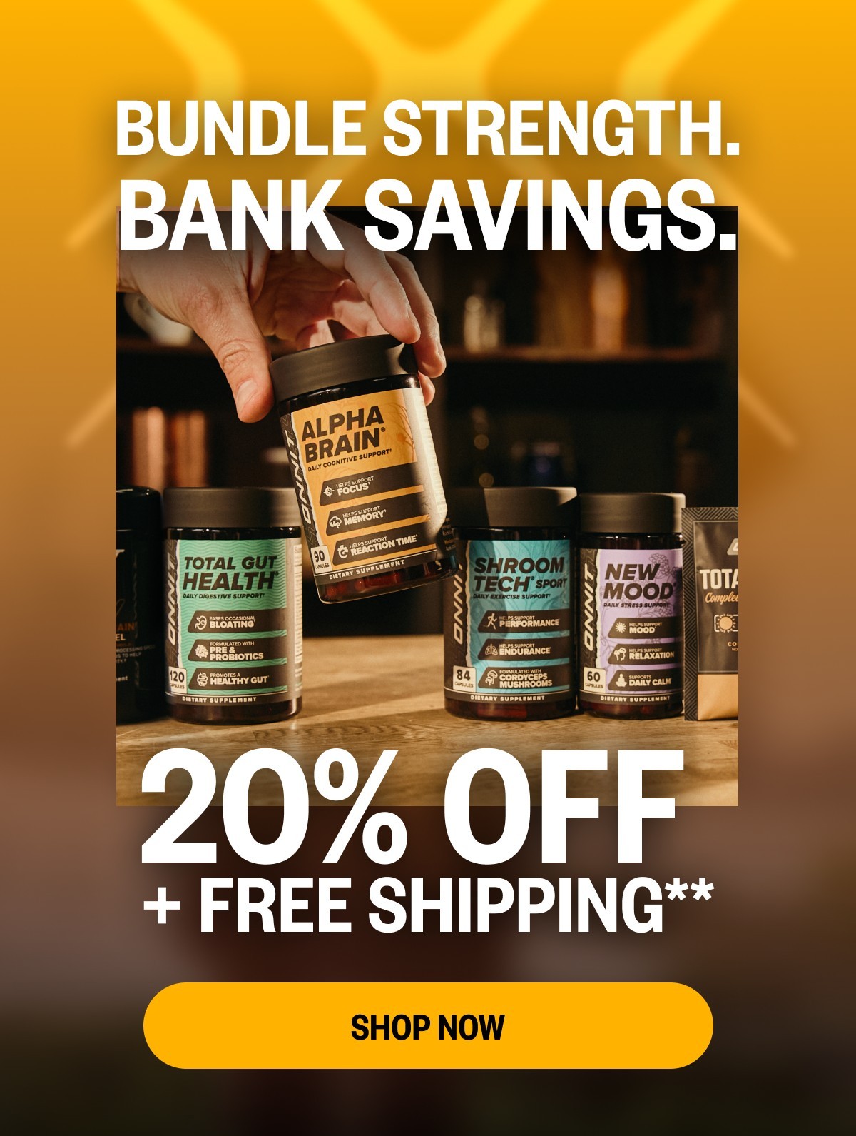 20% off + Free shipping