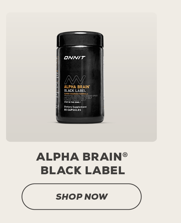 Alpha Brain Black Label