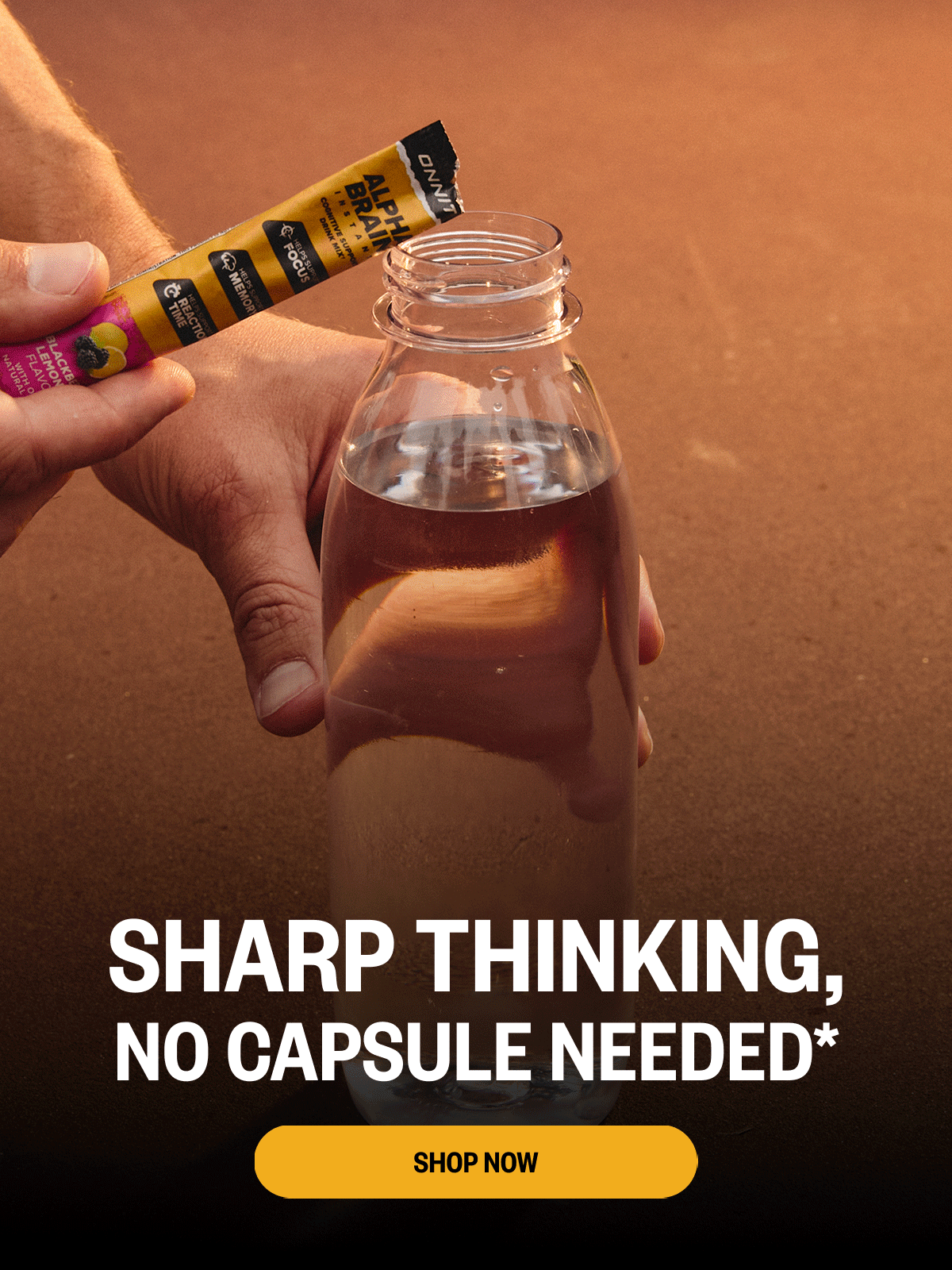 Sharp thinking, no capsule needed