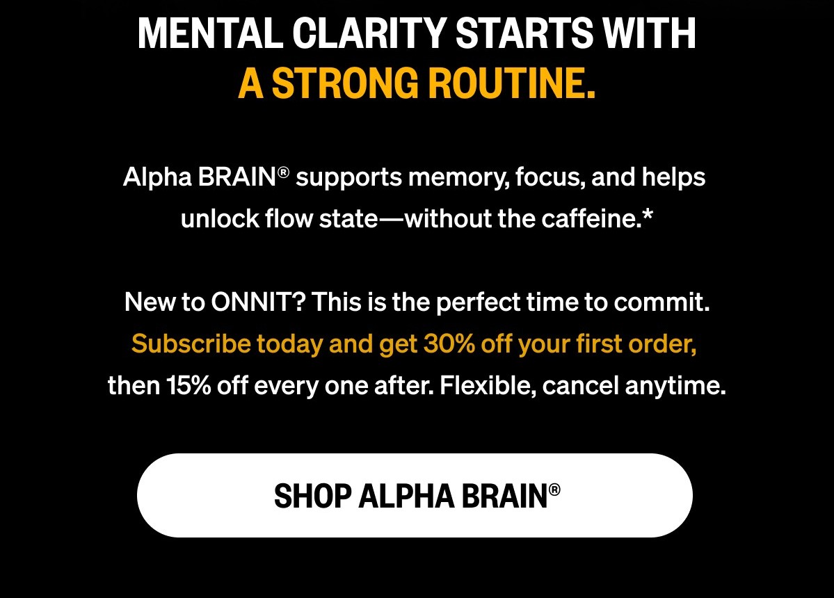 SHOP Alpha BRAIN®