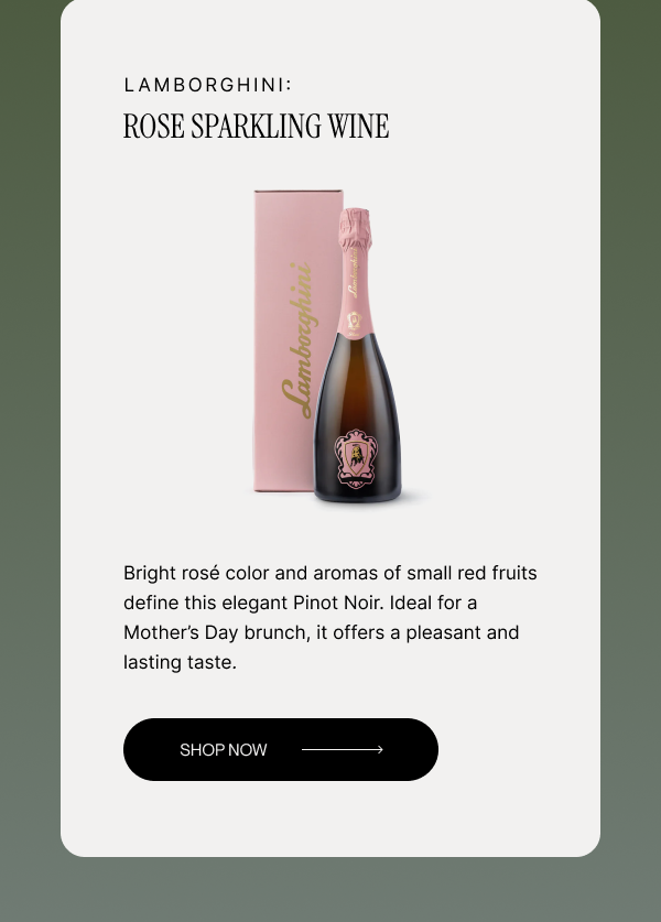 LAMBORGHINI: METODO CLASSICO ROSÈ "THE LEGEND" WITH GIFT BOX