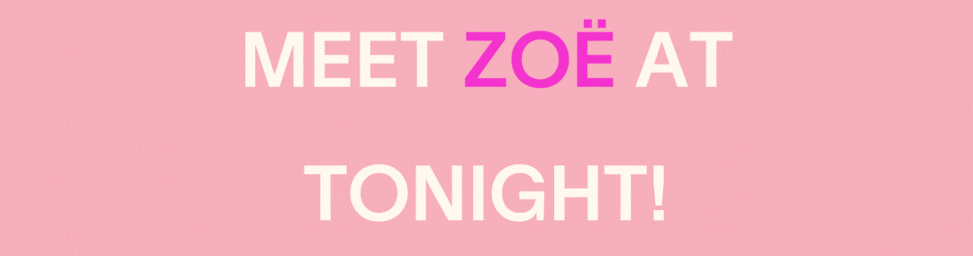 Meet Zoe at Lucky Night Market tonight!