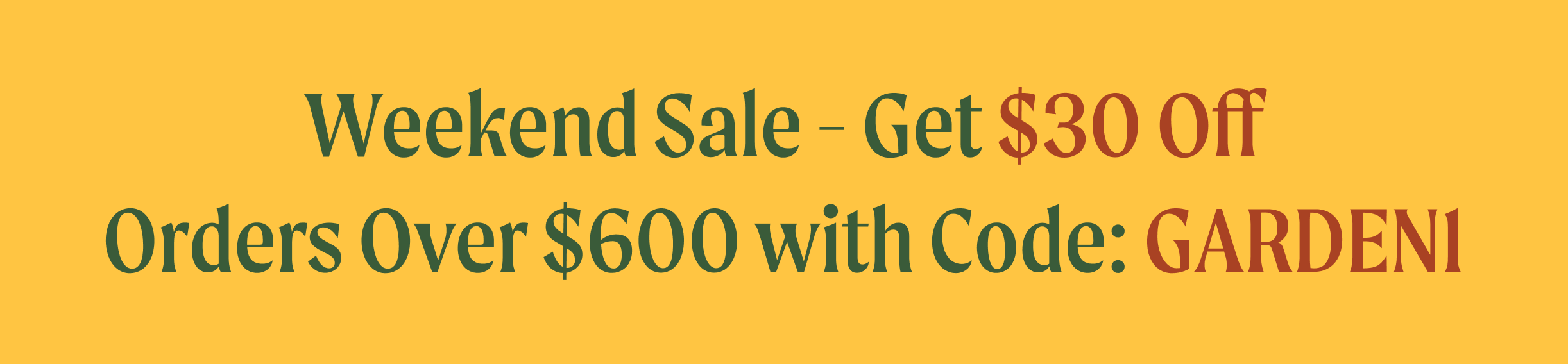 an image of a yellow background with a black and white text that reads get $ 30 on orders