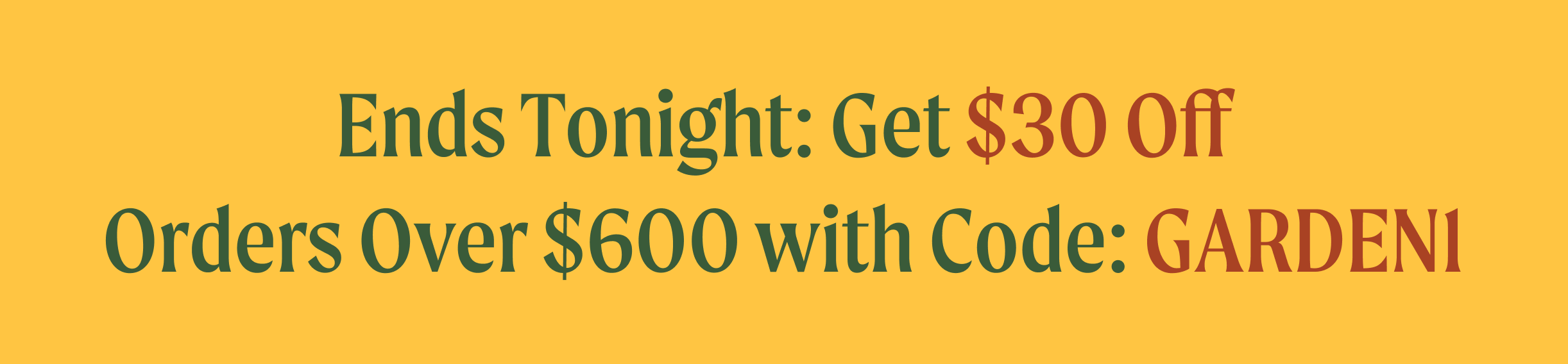 an image of a yellow background with a black and white text that reads get $ 30 on orders