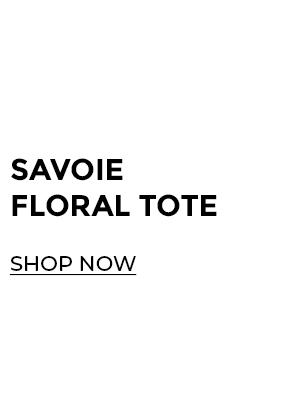 SAVOIE FLORAL TOTE WITH CHAIN STRAP