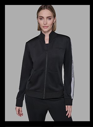 CO-ORD LOGO TAPE TRACK JACKET