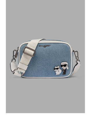 MAYBELLE DENIM CROSSBODY WITH DUO PIN