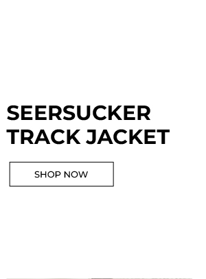 SEERSUCKER TRACK JACKET WITH PATCH