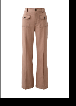BELTED CROPPED STRAIGHT LEG PANTS