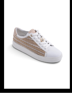 CATE PEARL RAFFIA SNEAKER