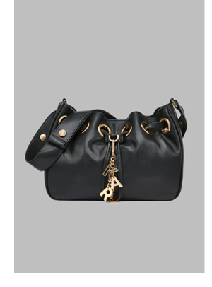 DESIREE SMALL LEATHER HOBO BAG