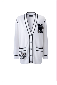 VARSITY CARDIGAN WITH PATCHES