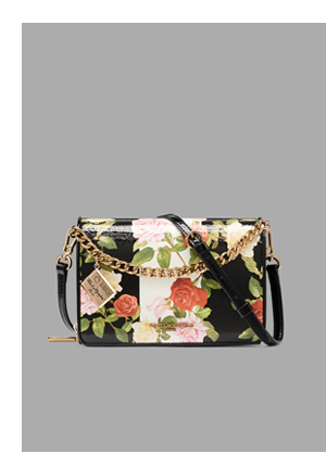 LOURDES CROSSBODY WITH FLOWERS