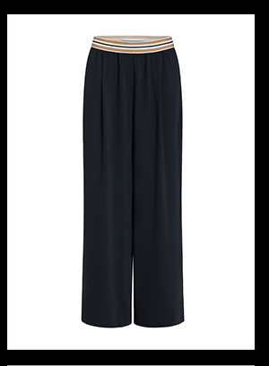 TROUSER WITH LOGO TAPE WAISTBAND