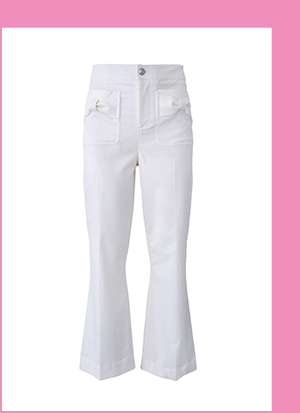 WIDE LEG PANT WITH BOW POCKETS