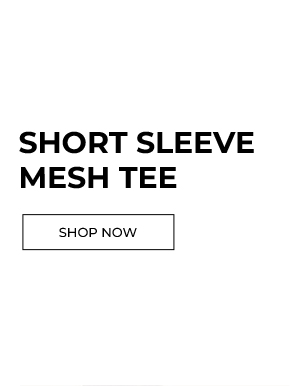 SHORT SLEEVE MESH LOGO TEE