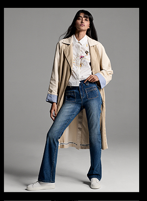 FRONT POCKET BOOTCUT JEAN