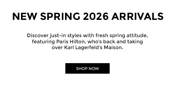 New Spring 2026 Arrivals
