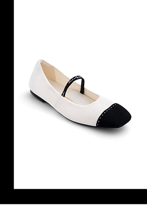 ZAILEY TWO TONE MARY JANE FLAT