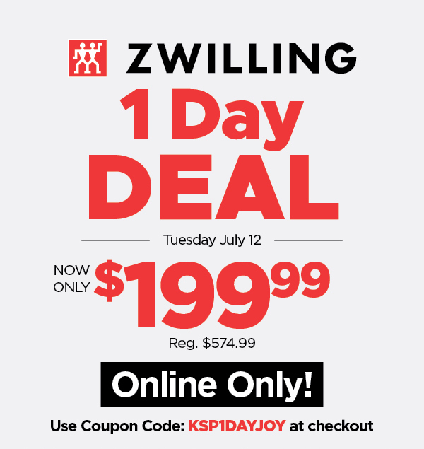 ONE DAY ONLY! Save 65 Off ZWILLING Joy Cookware Set Kitchen Stuff Plus