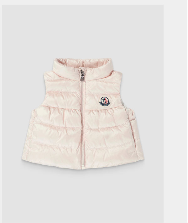Baby Girls Down Padded Hiva Gilet in Pink