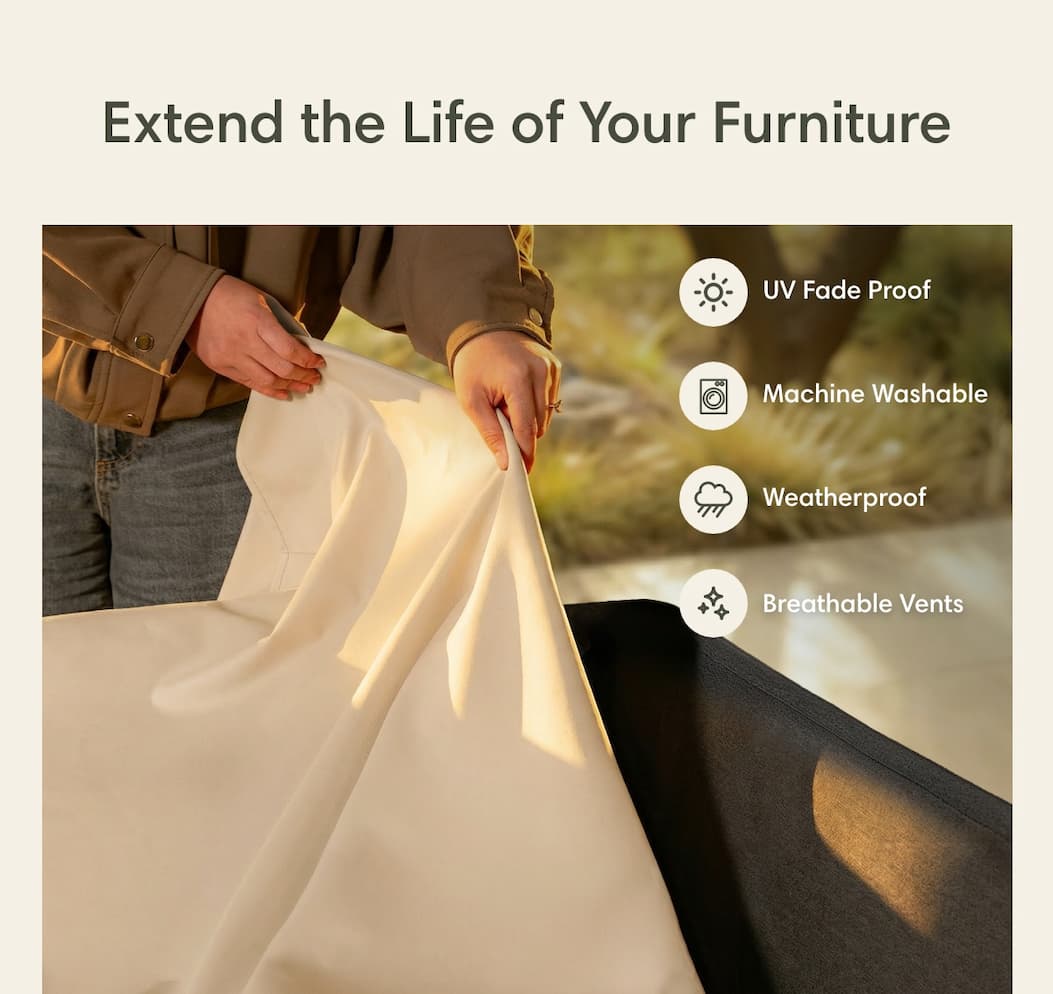 Extend the Life of Your Furniture: weather covers starting at only $49.