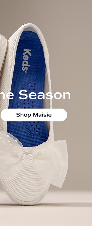 Text over the image reads, Elevate the Season. Shop Celebrations. Shop Maisie.