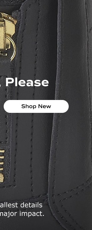 Text over the image says, Details, please. A small line of text sits at the bottom of the image that says, Even the smallest details can make a major impact. Shop New.