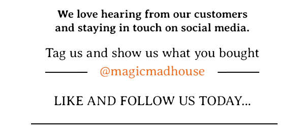 We love hearing from our customers and staying in touch on social media.