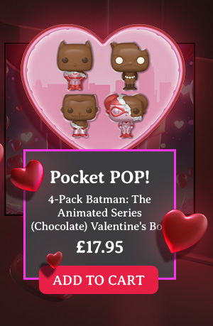 pocket pop! | 4 pack batman: the animated series chocolate valentines box | £17.95 | add to cart