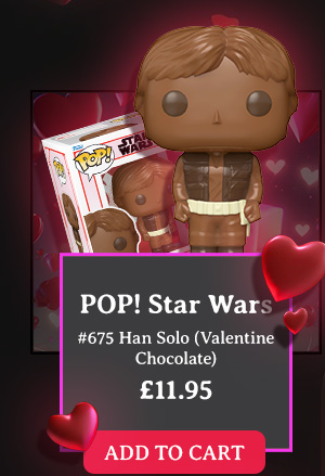 pop! star wars | #675 han solo valentine chocolate | £11.95 | add to cart