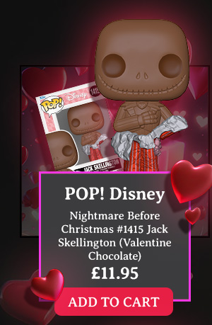 pop! disney | nightmare before christmas #1415 jack skellington valentine chocolate | £11.95 | add to cart